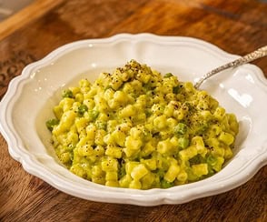 Creamy Cheese and Peas